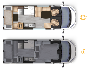 Autocaravan Dreamer Camper Five - Ambientazione