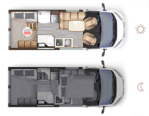 Autocaravan Dreamer CAMPER VAN XL SELECT - Ambientazione