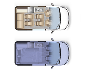Autocaravan CAP COAST - Ambientazione