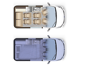 Autocaravan CAP COAST - Ambientazione