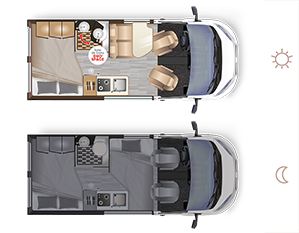 Autocaravan D43 SELECT - Ambientazione