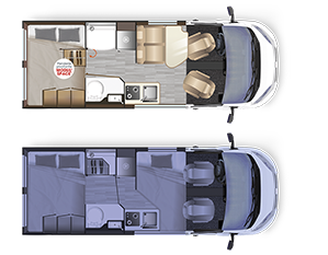 Autocaravan Dreamer D55+ - Ambientazione
