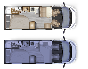 Autocaravan Dreamer D62 LIMITED - Ambientazione