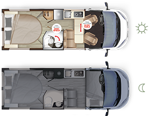 Autocaravan D64 SELECT - Ambientazione