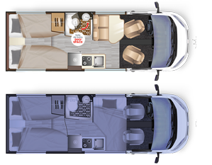 Autocaravan Dreamer D68 LIMITED - Ambientazione