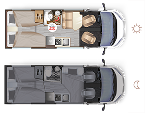 Autocaravan Dreamer D68 SELECT - Ambientazione