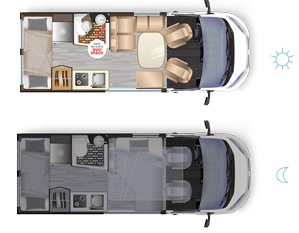 Autocaravan FAMILY VAN - Ambientazione